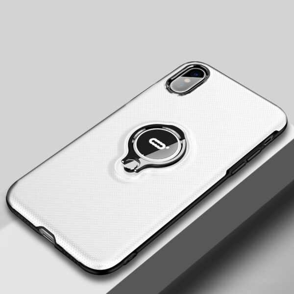 Protective Silicone iPhone X XS Max Case With Ring Bracket IPXSM02