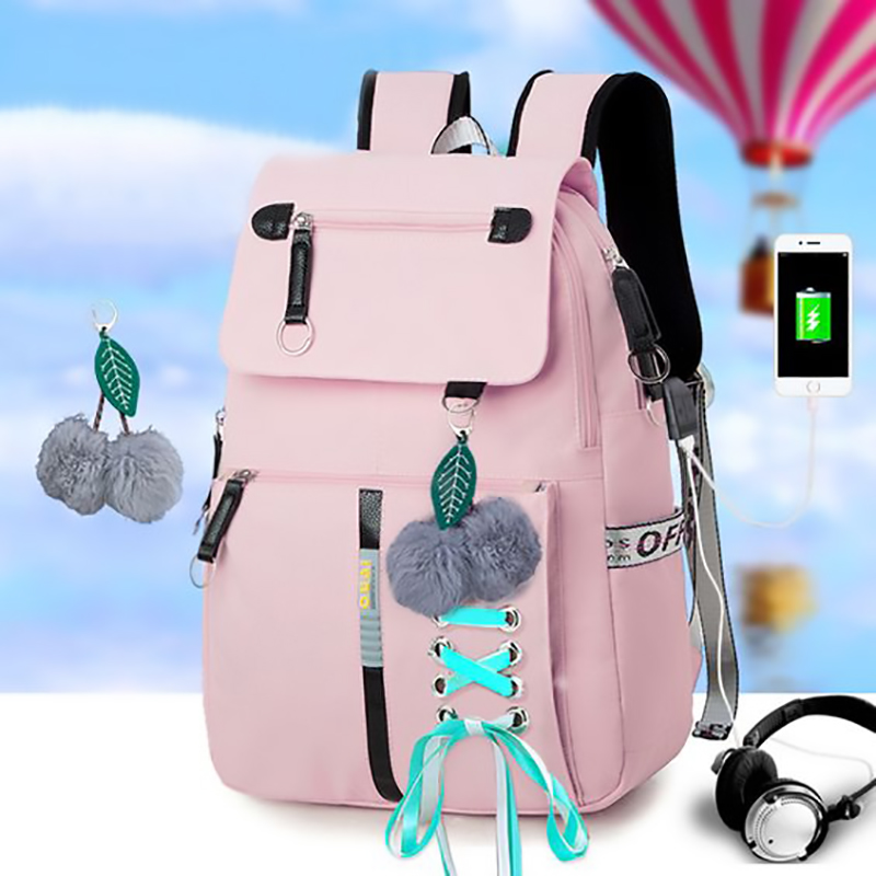 All in 1 Colorful Oxford Cartoon Anime 44cm Beg Sekolah Perempuan 3D Air  Diversion Design Big Volume Luggage Kids Waterproof School Bag Girl Student  Backpack Xinki Store | Shopee Malaysia
