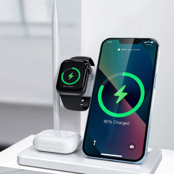 Wireless Charger For Apple Watch iPhone AirPods ICD09