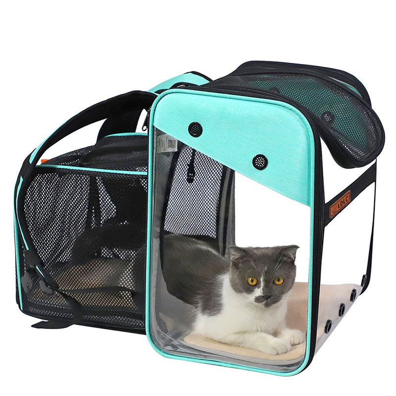 Breathable Dog Cat Backpack Pet Carrier With Extra Room MFB50 | Cheap ...