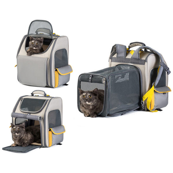 Large Capacity Cat Backpack With Extended Room MFB44_4