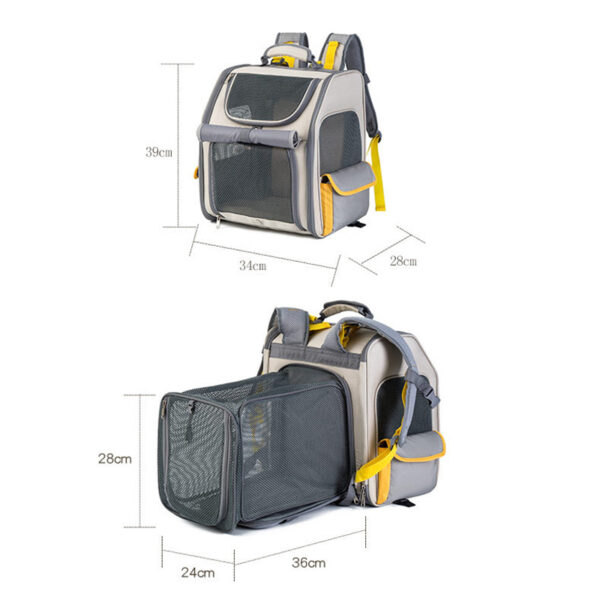 Large Capacity Cat Backpack With Extended Room MFB44_5