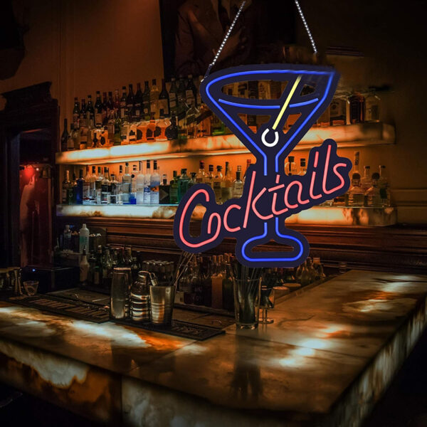 Cocktails Neon Sign WNS009_5