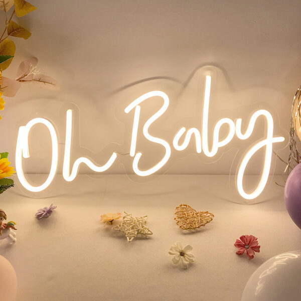 Oh Baby Neon Sign WNS002_2