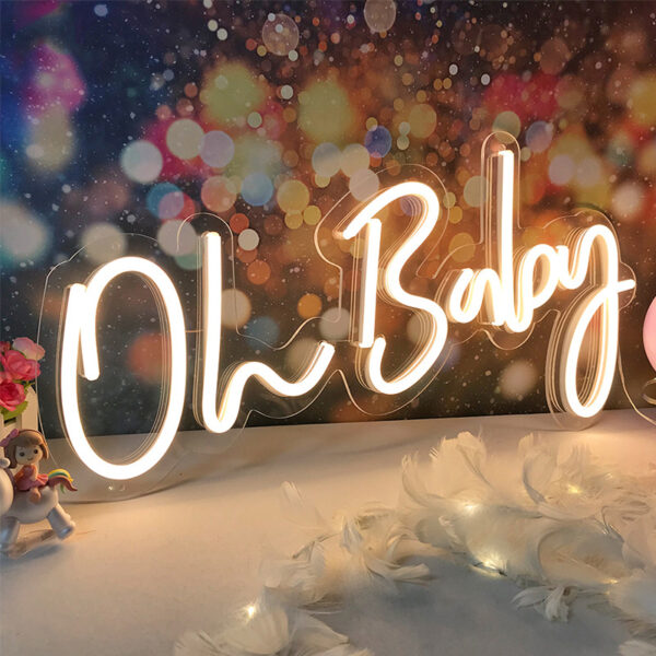 Oh Baby Neon Sign WNS002_3
