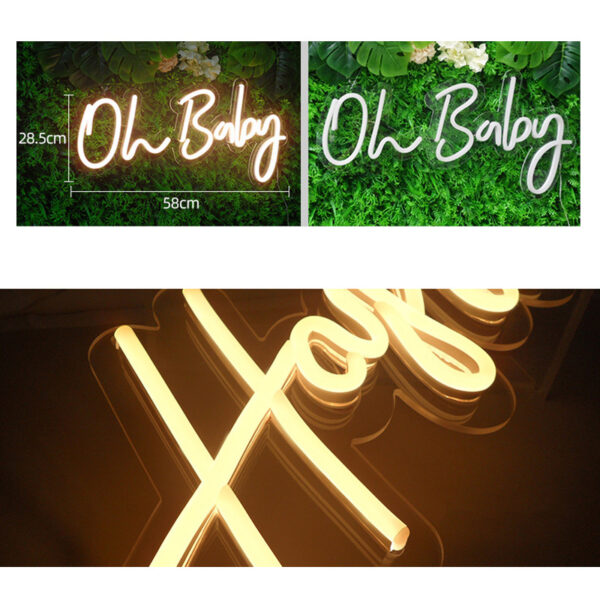 Oh Baby Neon Sign WNS002_5