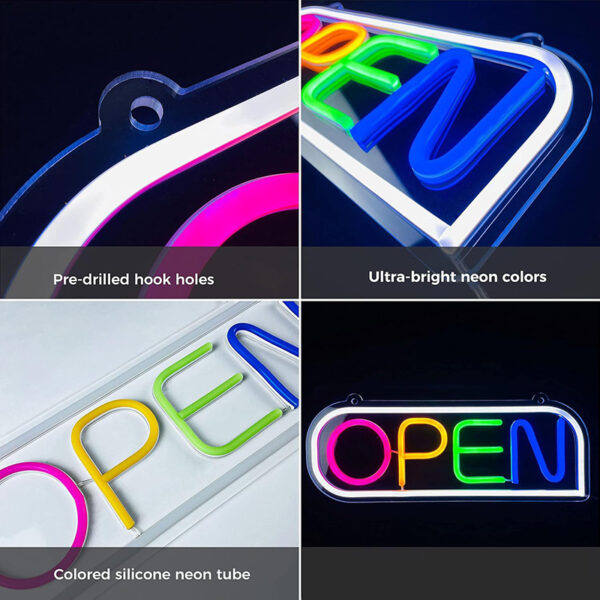 OPEN Neon Sign WNS008_4