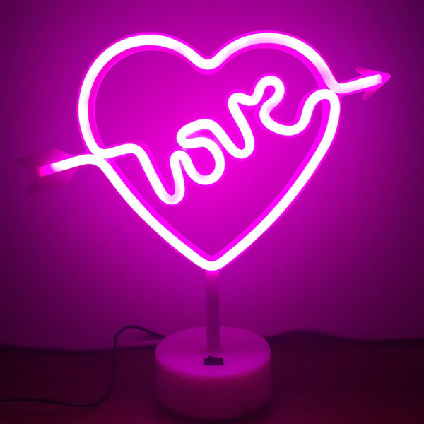 Creative USB And Battery Powered Neon Lamp For Bedroom WNS023_5