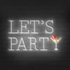 LET'S PARTY Neon Sign WNS020